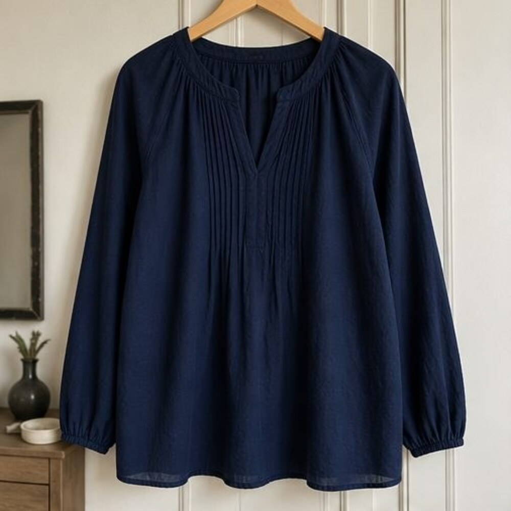 Teal Peplum Top